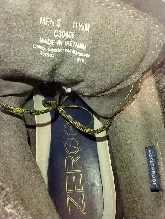 Cole Haan Zerogrand Hiker Waterproof Boots Men's sz 11.5M (C30406). - Picture 10 of 11